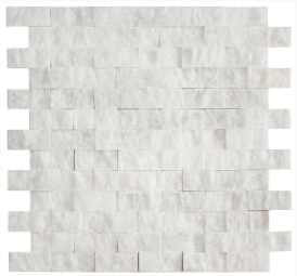 MARBRE PAREMENT 2.3X4.9 CM CARRARA BLANC