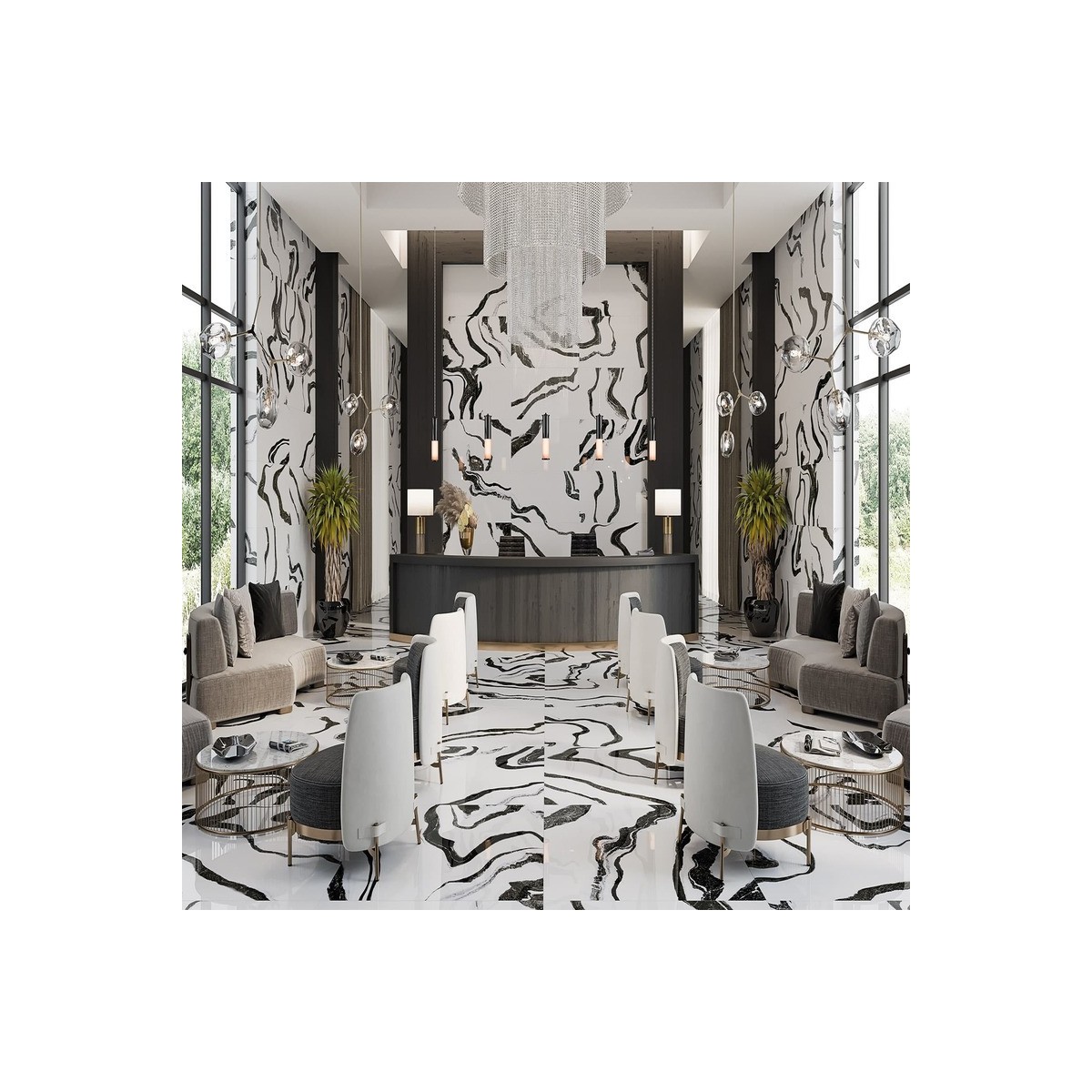 PANDA 60X120 CM ULTRA BRILLANT RECTIFIE