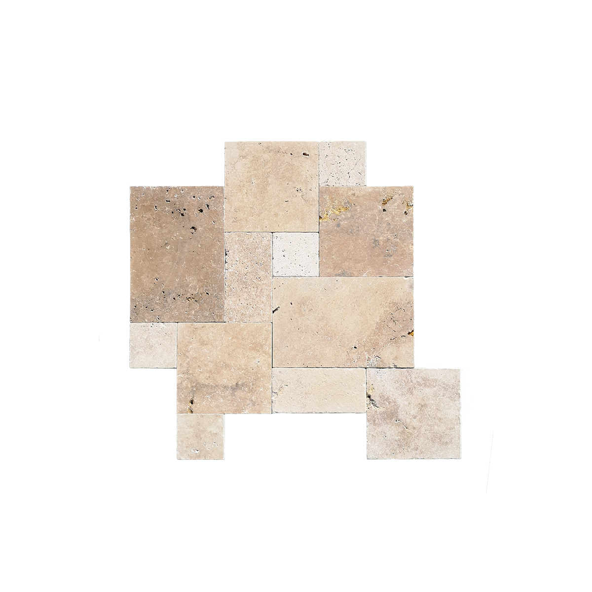 TRAVERTIN MIX OPUS 4 EP 1.2 CM 2EME CHOIX