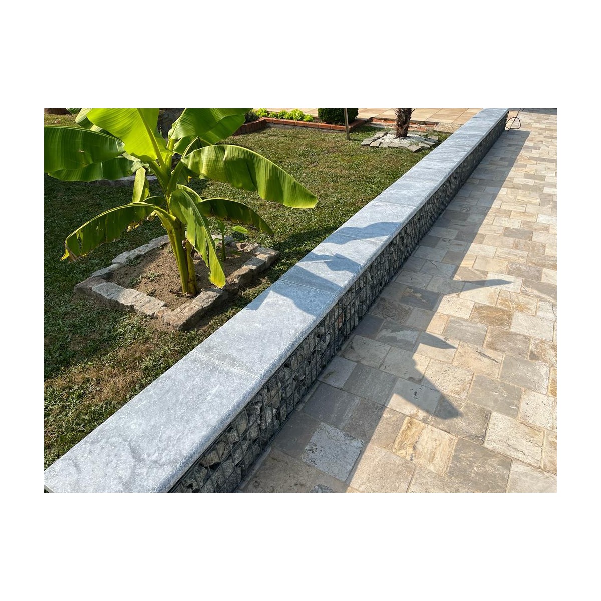 BLUESTONE MARGELLE 33X61X3 CM 1BORD ARRONDI