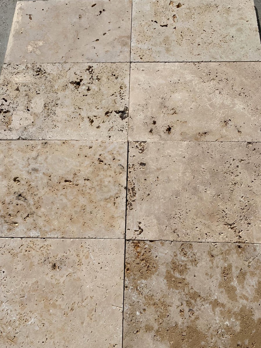 TRAVERTIN MIX 40.6X61 EP 3 CM 2EME CHOIX