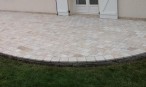 TRAVERTIN PAVE IVOIRE 15.3X15.3 EP 3 CM 1ER CHOIX