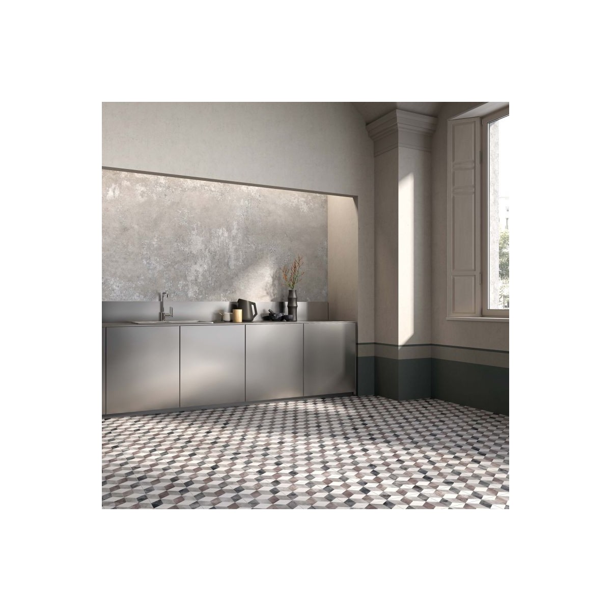 GHOST 60X120 CM MAT RECTIFIE