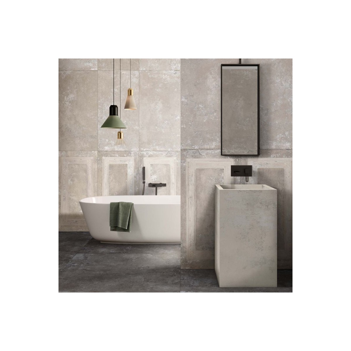 GHOST 60X120 CM MAT RECTIFIE