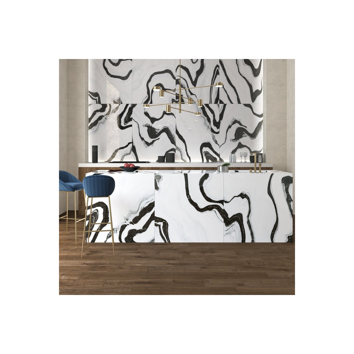 PANDA 120X120 CM ULTRA BRILLANT RECTIFIE