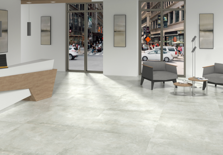 METALLIQUE 60X60 CM SEMI BRILLANT RECTIFIE