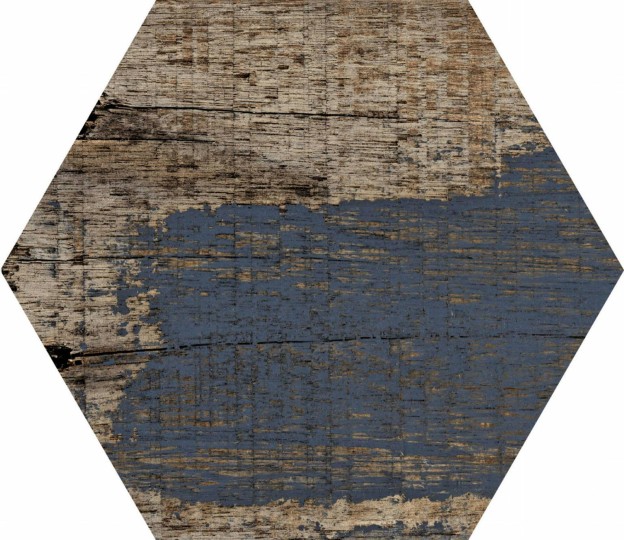 HEXAGONE GAUGUIN MIX 22X25 CM SATINÉ NON RECTIFIE