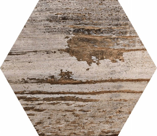 HEXAGONE GAUGUIN MIX 22X25 CM SATINÉ NON RECTIFIE