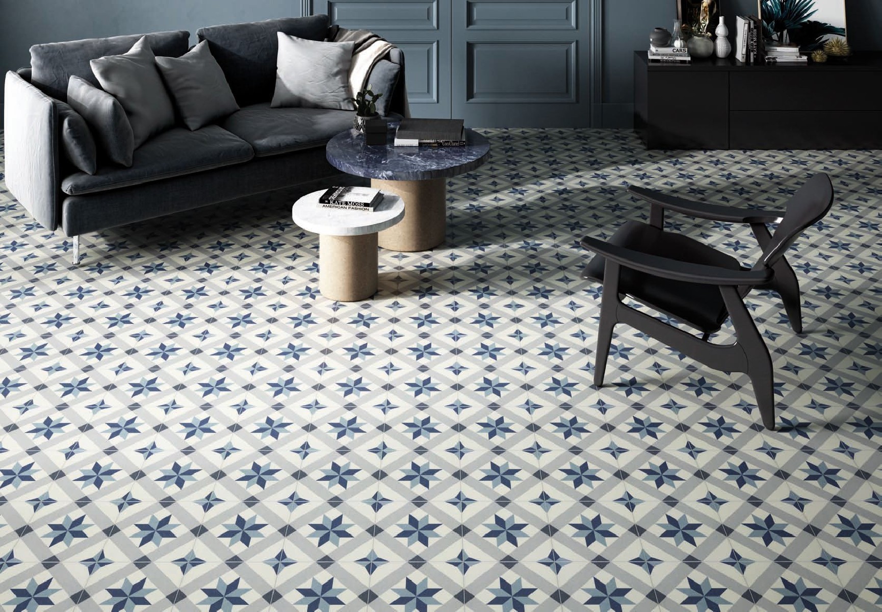 RIVIERA MENTON 25X25 CM SATINÉ NON RECTIFIE