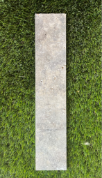 TRAVERTIN PLINTHE SILVER 8X40.6 EP 1.2 CM 1ER CHOIX