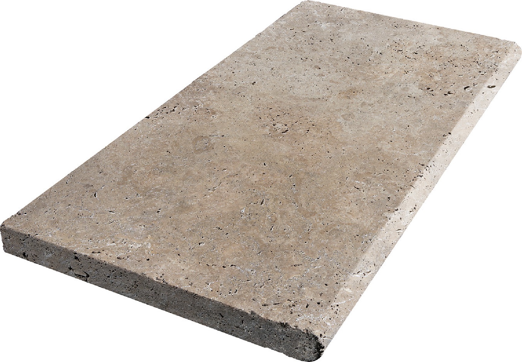 TRAVERTIN MARGELLE NUANCE 33X100X3 CM 1BORD ARRONDI