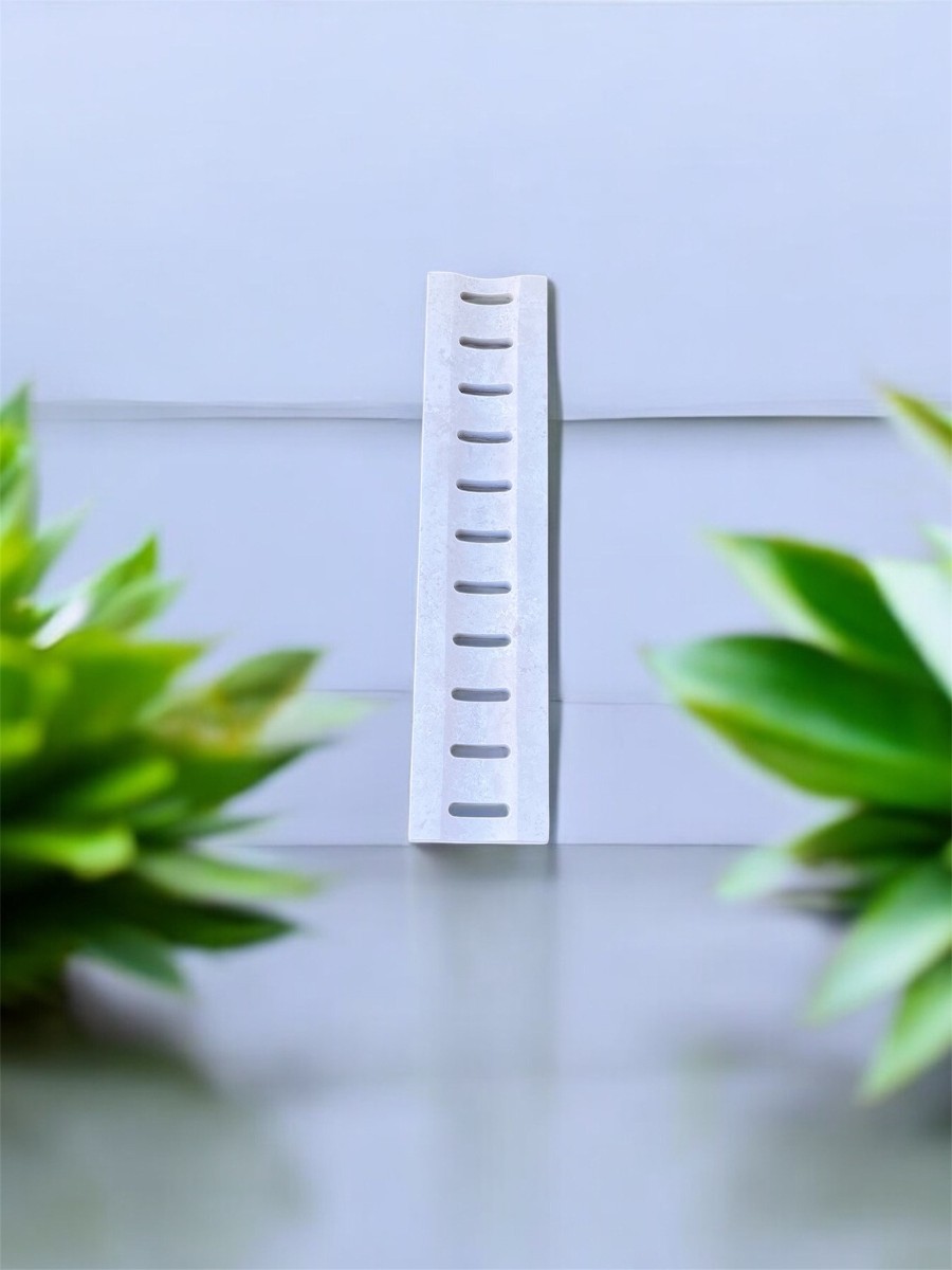 TRAVERTIN CANIVEAU 13.5X61 EP 3CM IVOIRE 1ER CHOIX