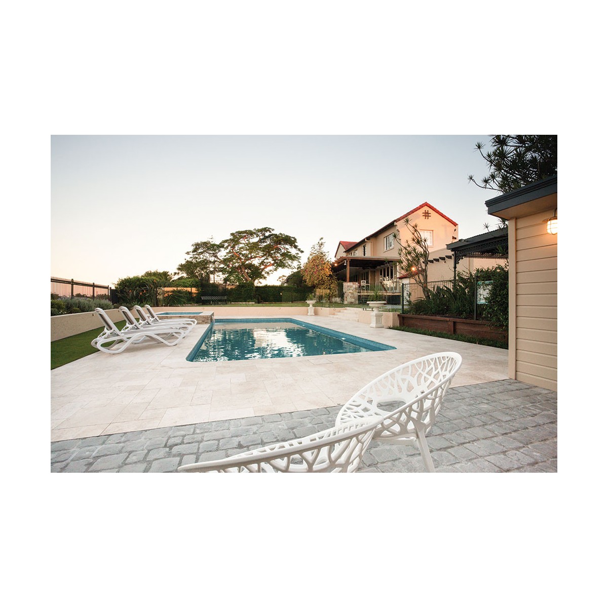 TRAVERTIN IVOIRE OPUS 4 EP 1.2 CM 1ER CHOIX