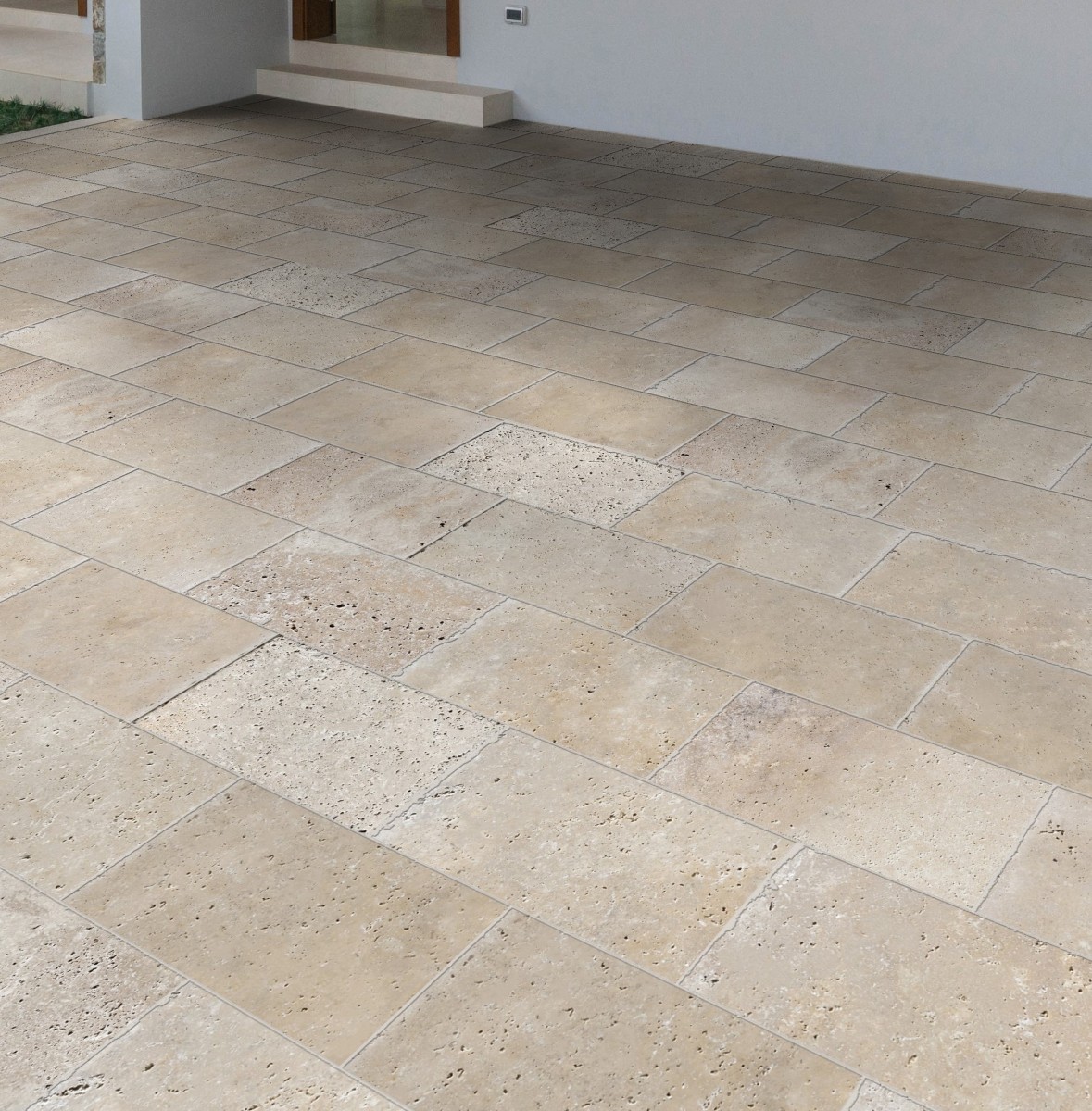 TRAVERTIN IVOIRE 40.6X61X3 CM 1ER CHOIX