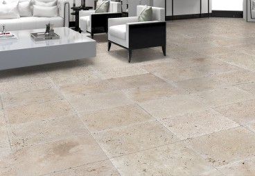 TRAVERTIN IVOIRE 40.6X61 EP 1.2 CM 1ER CHOIX