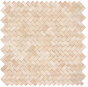 TRAVERTIN MOSAÏQUE CHEVRON RELIEF IVOIRE