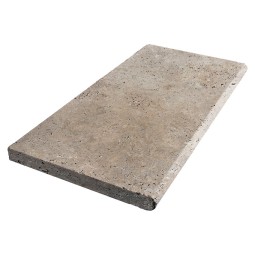 TRAVERTIN MARGELLE NUANCE 25X61X3 CM 1BORD ARRONDI