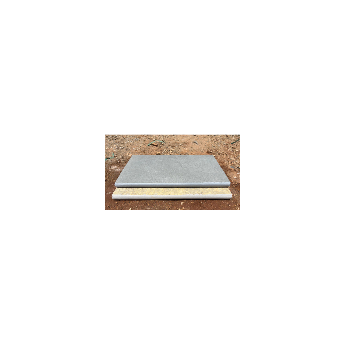 TANDUR JAUNE MARGELLE 33X61X3 CM 1BORD ARRONDI