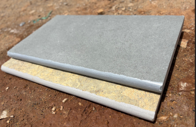 TANDUR GRIS MARGELLE 33X61X3 CM 1BORD ARRONDI