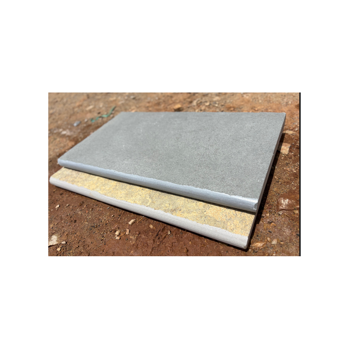 TANDUR GRIS MARGELLE 33X61X3 CM 1BORD ARRONDI