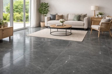 CARRELAGE SANIT DARK 100X100 CM POLI - LOT DE 25 M²