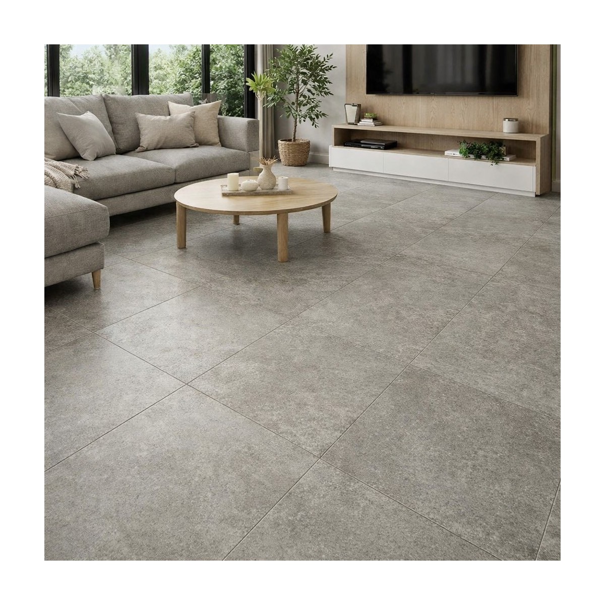SLATE STONE GREY 60X60 CM - LOT DE 46 M²