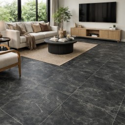 TUNDRA DARK MATT 60X60 CM - LOT DE 17 M²
