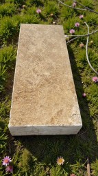 TRAVERTIN BORDURE NUANCE 20X50 EP 5 CM 1ER CHOIX