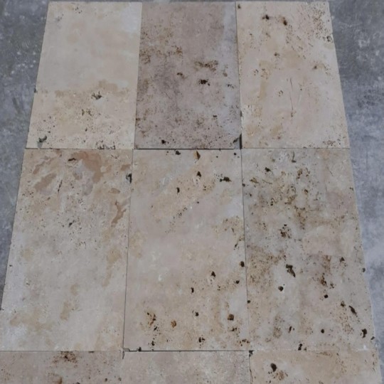 TRAVERTIN MIX 40.6X61X1.2 CM 2EME CHOIX