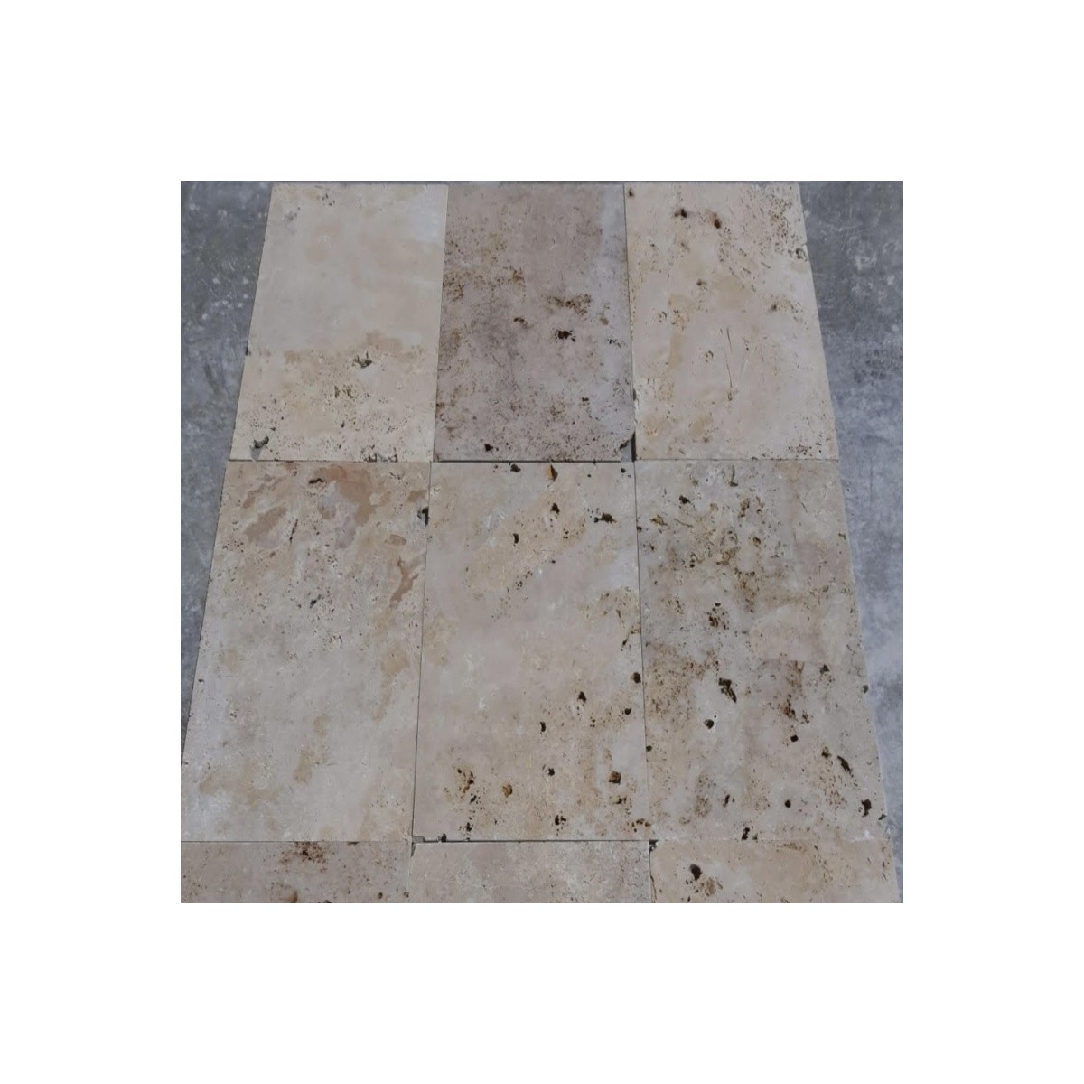 TRAVERTIN MIX 40.6X61X1.2 CM 2EME CHOIX