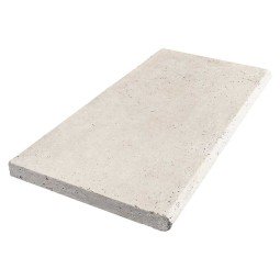 TRAVERTIN MARGELLE IVOIRE 33X61X3 CM 1BORD ARRONDI