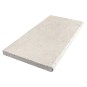 TRAVERTIN MARGELLE IVOIRE 33X61X3 CM 1BORD ARRONDI