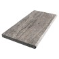 TRAVERTIN MARGELLE SILVER 33X61X3 CM 1BORD ARRONDI